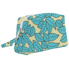 Leaves Dried Leaves Stamping Wristlet Pouch Bag (large) by Pakrebo