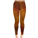 Orange Warm Hues Fractal Chaos Inside Out Leggings View1