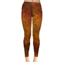 Orange Warm Hues Fractal Chaos Inside Out Leggings View3