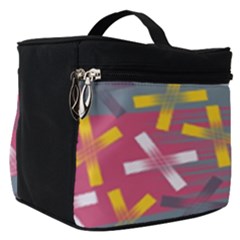 Background Abstract Non Seamless Make Up Travel Bag (small)