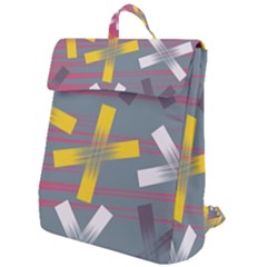 Background Abstract Non Seamless Flap Top Backpack