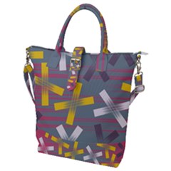 Background Abstract Non Seamless Buckle Top Tote Bag by Pakrebo