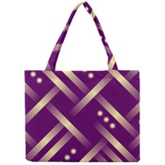 Background Non Seamless Pattern Mini Tote Bag by Pakrebo