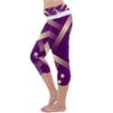 Background Non Seamless Pattern Capri Yoga Leggings View2