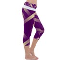 Background Non Seamless Pattern Capri Yoga Leggings View3