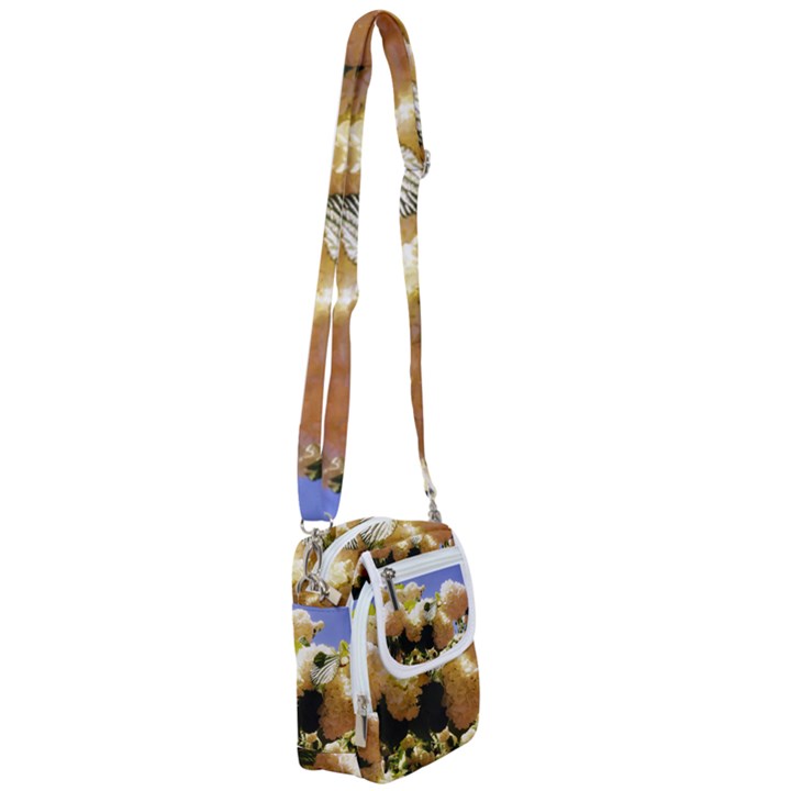 Yellow Snowball Branch Shoulder Strap Belt Bag