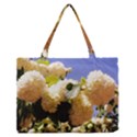 Yellow Snowball Branch Zipper Medium Tote Bag View1