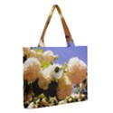 Yellow Snowball Branch Zipper Medium Tote Bag View2