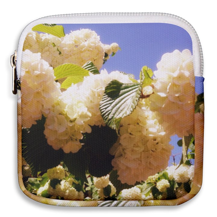 Yellow Snowball Branch Mini Square Pouch