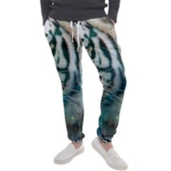 White Tiger Men s Jogger Sweatpants by snowwhitegirl