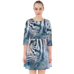 White Tiger Smock Dress by snowwhitegirl