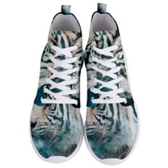 White Tiger Men s Lightweight High Top Sneakers by snowwhitegirl