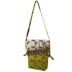 Flying Sheep Folding Shoulder Bag by snowwhitegirl