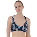 Black & Bleu Sweetheart Sports Bra View1