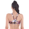 Pink Snowball Branch  Plunge Bikini Top View2