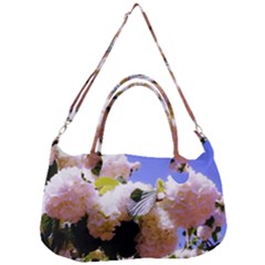 Pink Snowball Branch  Removal Strap Handbag by okhismakingart