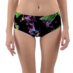 Galaxy Tulip Reversible Mid-waist Bikini Bottoms by okhismakingart