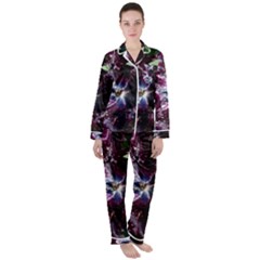 Galaxy Tulip Satin Long Sleeve Pyjamas Set