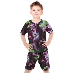 Galaxy Tulip Kids  Tee And Shorts Set by okhismakingart