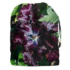 Galaxy Tulip Drawstring Pouch (xxxl) by okhismakingart