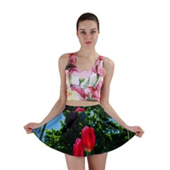 Skyward Tulips Mini Skirt by okhismakingart