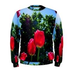 Skyward Tulips Men s Sweatshirt by okhismakingart