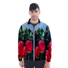 Skyward Tulips Men s Windbreaker