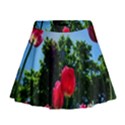 Skyward Tulips Mini Flare Skirt View1