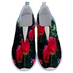 Skyward Tulips No Lace Lightweight Shoes by okhismakingart