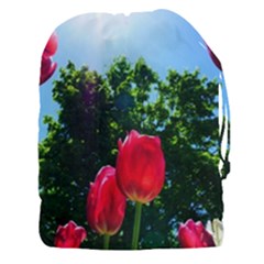 Skyward Tulips Drawstring Pouch (xxxl)