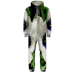 Blue Centered Tulip Hooded Jumpsuit (men) 