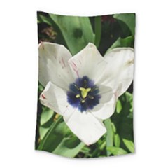 Blue Centered Tulip Small Tapestry