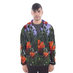 Poppy Field Men s Hooded Windbreaker