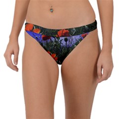 Poppy Field Band Bikini Bottom by okhismakingart