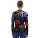 Poppy Field V-Neck Long Sleeve Top View2