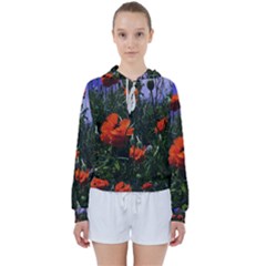 Poppy Field Women s Tie Up Sweat