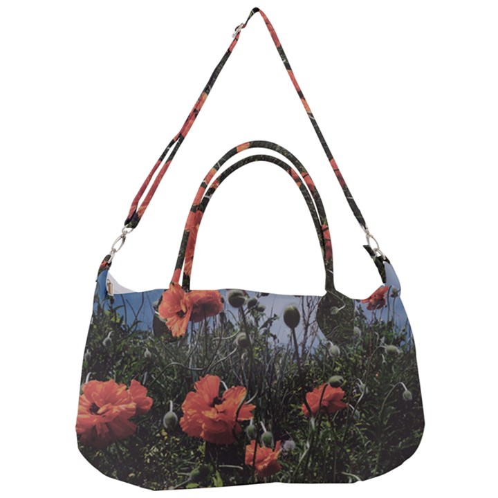 Faded Poppy Field  Removal Strap Handbag