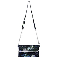 Blue Snowballs Ii Mini Crossbody Handbag by okhismakingart