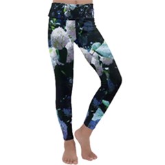 Blue Snowballs Ii Kids  Lightweight Velour Classic Yoga Leggings by okhismakingart