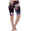 Purple Snowballs Cropped Leggings  View1