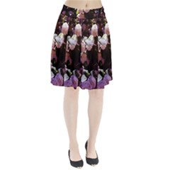 Purple Snowballs Pleated Skirt by okhismakingart