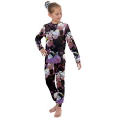 Purple Snowballs Kids  Long Sleeve Set 