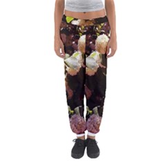 Pink Snowballs Ii Women s Jogger Sweatpants by okhismakingart