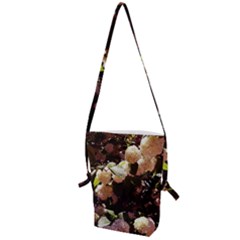 Pink Snowballs Ii Folding Shoulder Bag by okhismakingart