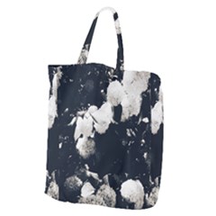 High Contrast Black And White Snowballs Ii Giant Grocery Tote by okhismakingart