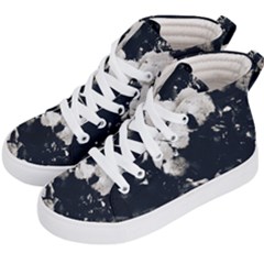 High Contrast Black And White Snowballs Ii Kids  Hi-top Skate Sneakers by okhismakingart