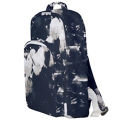 High Contrast Black And White Snowballs Ii Double Compartment Backpack by okhismakingart