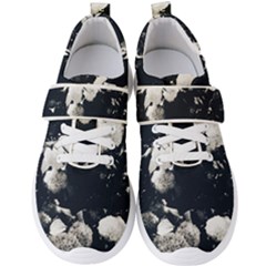 High Contrast Black And White Snowballs Ii Men s Velcro Strap Shoes by okhismakingart