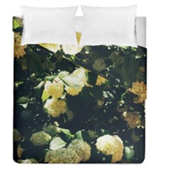 Yellow Snowballs Ii Duvet Cover Double Side (queen Size) by okhismakingart