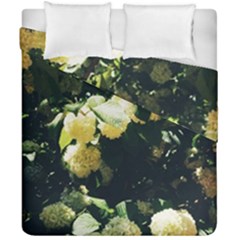 Yellow Snowballs Ii Duvet Cover Double Side (california King Size) by okhismakingart